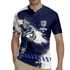 Personalised Canterbury-Bankstown Bulldogs Rugby Rugby Jersey Berries Mascot - Sporty Splash Art Style
