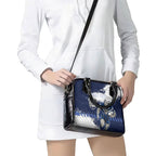 Personalised Canterbury-Bankstown Bulldogs Rugby Shoulder Handbag Berries Mascot - Sporty Splash Art Style