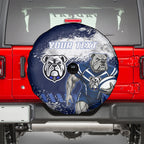 Personalised Canterbury-Bankstown Bulldogs Rugby Spare Tire Cover Berries Mascot - Sporty Splash Art Style