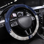 Canterbury-Bankstown Bulldogs Rugby Steering Wheel Cover Berries Mascot - Sporty Splash Art Style