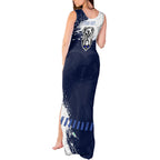Personalised Canterbury-Bankstown Bulldogs Rugby Tank Maxi Dress Berries Mascot - Sporty Splash Art Style