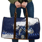 Personalised Canterbury-Bankstown Bulldogs Rugby Travel Bag Berries Mascot - Sporty Splash Art Style