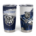 Personalised Canterbury-Bankstown Bulldogs Rugby Tumbler Cup Berries Mascot - Sporty Splash Art Style