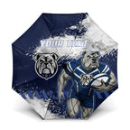 Personalised Canterbury-Bankstown Bulldogs Rugby Umbrella Berries Mascot - Sporty Splash Art Style