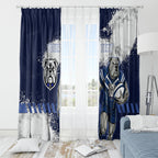 Personalised Canterbury-Bankstown Bulldogs Rugby Window Curtain Berries Mascot - Sporty Splash Art Style