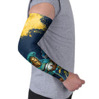 Personalised Gold Coast Titans Rugby Arm Sleeves Titans Mascot - Sporty Splash Art Style