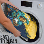 Personalised Gold Coast Titans Rugby Bathroom Set Titans Mascot - Sporty Splash Art Style