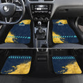 Personalised Gold Coast Titans Rugby Car Mats Titans Mascot - Sporty Splash Art Style
