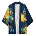 Personalised Gold Coast Titans Rugby Kimono Titans Mascot - Sporty Splash Art Style