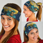 Personalised Gold Coast Titans Rugby Neck Gaiter Titans Mascot - Sporty Splash Art Style