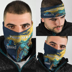 Personalised Gold Coast Titans Rugby Neck Gaiter Titans Mascot - Sporty Splash Art Style