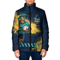 Personalised Gold Coast Titans Rugby Padded Jacket Titans Mascot - Sporty Splash Art Style