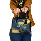 Personalised Gold Coast Titans Rugby Shoulder Handbag Titans Mascot - Sporty Splash Art Style