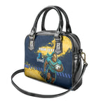 Personalised Gold Coast Titans Rugby Shoulder Handbag Titans Mascot - Sporty Splash Art Style