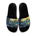 Personalised Gold Coast Titans Rugby Slide Sandals Titans Mascot - Sporty Splash Art Style