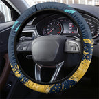 Gold Coast Titans Rugby Steering Wheel Cover Titans Mascot - Sporty Splash Art Style