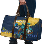 Personalised Gold Coast Titans Rugby Travel Bag Titans Mascot - Sporty Splash Art Style