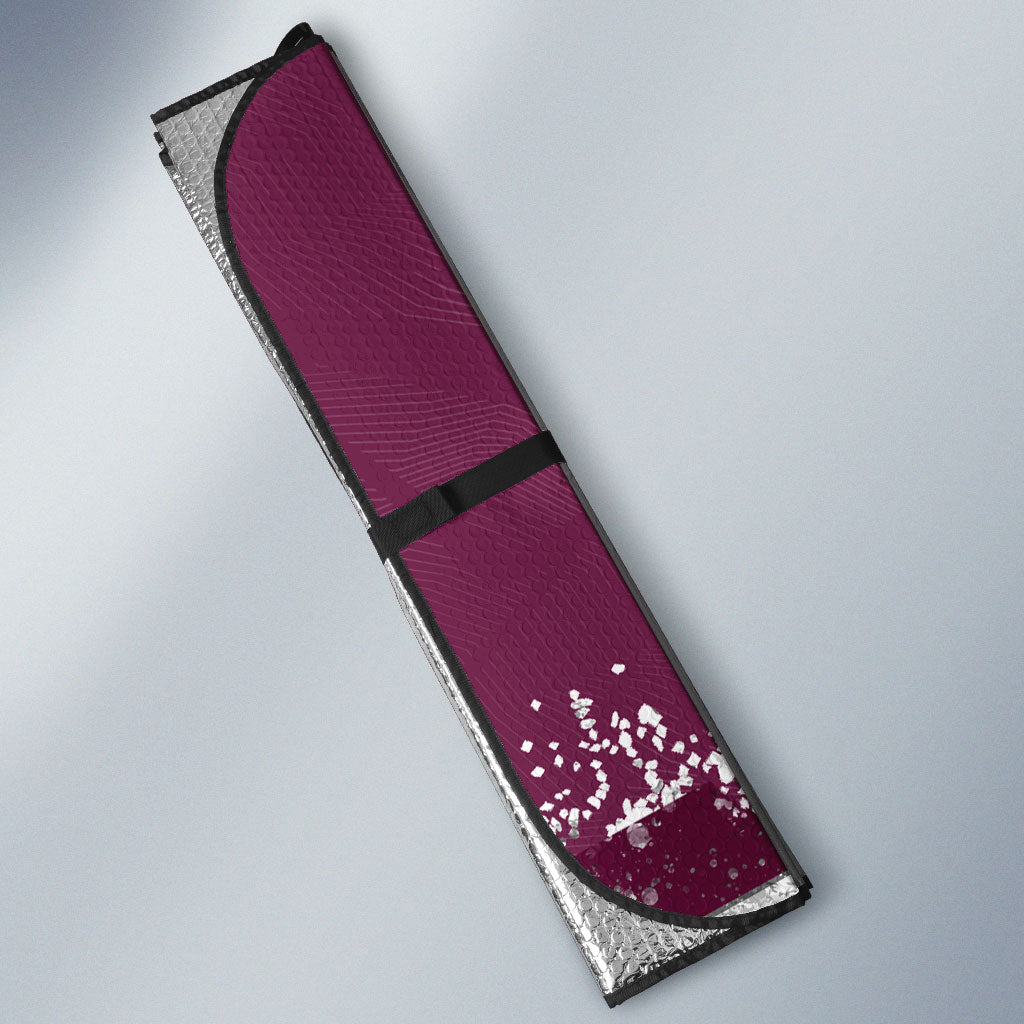 Personalised Manly Warringah Sea Eagles Rugby Auto Sun Shade MAN Mascot - Sporty Splash Art Style