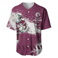 Personalised Manly Warringah Sea Eagles Rugby Baseball Jersey MAN Mascot - Sporty Splash Art Style