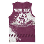 Personalised Manly Warringah Sea Eagles Rugby Basketball Jersey MAN Mascot - Sporty Splash Art Style
