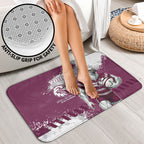Personalised Manly Warringah Sea Eagles Rugby Bathroom Set MAN Mascot - Sporty Splash Art Style