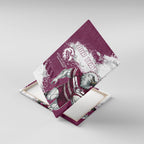 Personalised Manly Warringah Sea Eagles Rugby Canvas Wall Art MAN Mascot - Sporty Splash Art Style