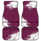 Personalised Manly Warringah Sea Eagles Rugby Car Mats MAN Mascot - Sporty Splash Art Style