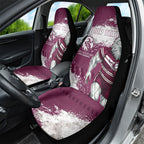 Personalised Manly Warringah Sea Eagles Rugby Car Seat Cover MAN Mascot - Sporty Splash Art Style