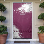 Personalised Manly Warringah Sea Eagles Rugby Door Cover MAN Mascot - Sporty Splash Art Style