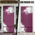 Personalised Manly Warringah Sea Eagles Rugby Door Cover MAN Mascot - Sporty Splash Art Style