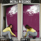 Personalised Manly Warringah Sea Eagles Rugby Door Cover MAN Mascot - Sporty Splash Art Style