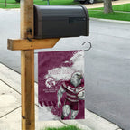 Personalised Manly Warringah Sea Eagles Rugby Garden Flag MAN Mascot - Sporty Splash Art Style