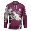 Personalised Manly Warringah Sea Eagles Rugby Hockey Jersey MAN Mascot - Sporty Splash Art Style