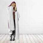 Personalised Manly Warringah Sea Eagles Rugby Hooded Blanket MAN Mascot - Sporty Splash Art Style