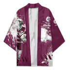 Personalised Manly Warringah Sea Eagles Rugby Kimono MAN Mascot - Sporty Splash Art Style