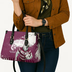 Personalised Manly Warringah Sea Eagles Rugby Leather Bag MAN Mascot - Sporty Splash Art Style