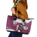 Personalised Manly Warringah Sea Eagles Rugby Leather Tote Bag MAN Mascot - Sporty Splash Art Style