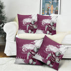 Personalised Manly Warringah Sea Eagles Rugby Pillow Cover MAN Mascot - Sporty Splash Art Style