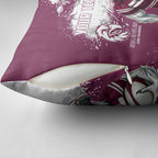 Personalised Manly Warringah Sea Eagles Rugby Pillow Cover MAN Mascot - Sporty Splash Art Style