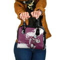 Personalised Manly Warringah Sea Eagles Rugby Shoulder Handbag MAN Mascot - Sporty Splash Art Style