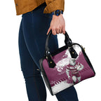Personalised Manly Warringah Sea Eagles Rugby Shoulder Handbag MAN Mascot - Sporty Splash Art Style