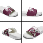 Personalised Manly Warringah Sea Eagles Rugby Slide Sandals MAN Mascot - Sporty Splash Art Style