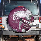 Personalised Manly Warringah Sea Eagles Rugby Spare Tire Cover MAN Mascot - Sporty Splash Art Style