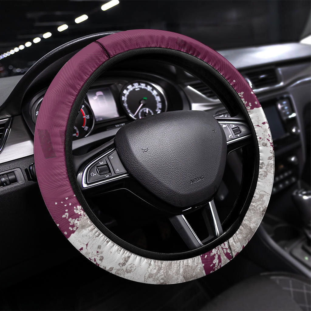 Manly Warringah Sea Eagles Rugby Steering Wheel Cover MAN Mascot - Sporty Splash Art Style