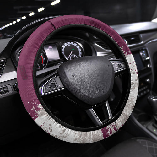 Manly Warringah Sea Eagles Rugby Steering Wheel Cover MAN Mascot - Sporty Splash Art Style