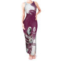 Personalised Manly Warringah Sea Eagles Rugby Tank Maxi Dress MAN Mascot - Sporty Splash Art Style