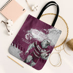 Personalised Manly Warringah Sea Eagles Rugby Tote Bag MAN Mascot - Sporty Splash Art Style