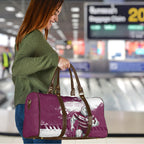 Personalised Manly Warringah Sea Eagles Rugby Travel Bag MAN Mascot - Sporty Splash Art Style