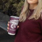 Personalised Manly Warringah Sea Eagles Rugby Tumbler Cup MAN Mascot - Sporty Splash Art Style