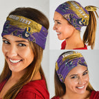 Personalised Melbourne Storm Rugby Neck Gaiter Superhero Purple Storm Mascot - Sporty Splash Art Style